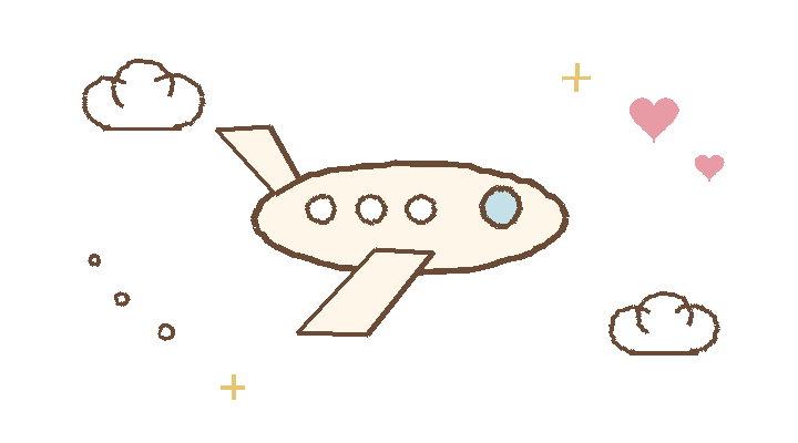飛行機のイラスト