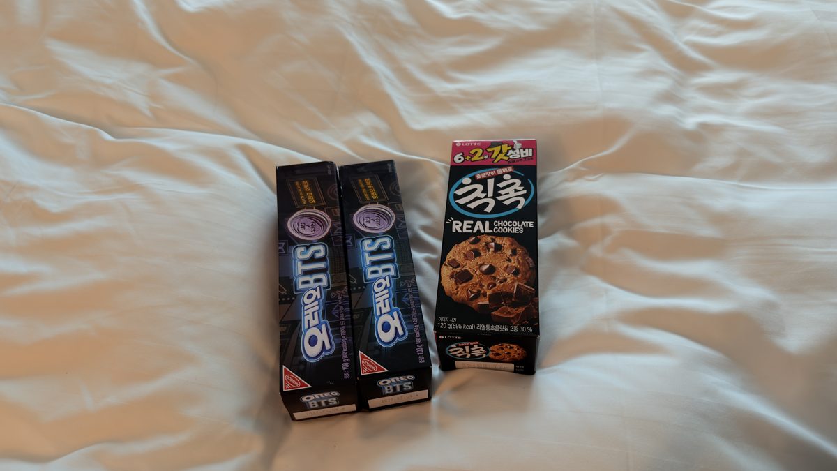 BTSコラボのオレオとチョコチップクッキー
