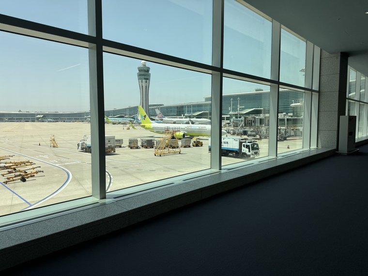 仁川空港に着いた